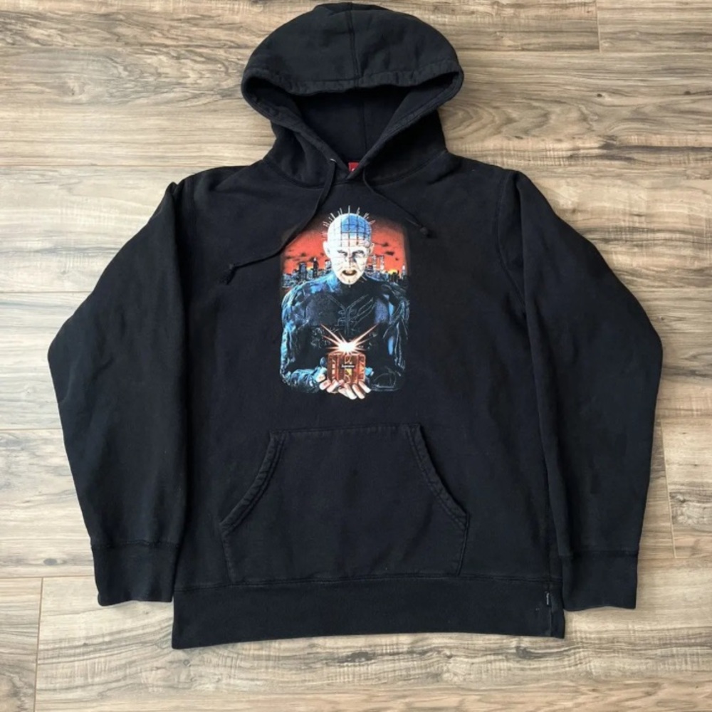 Supreme Black Hellraiser Hoodie